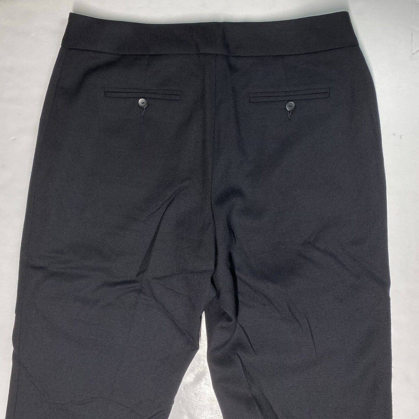 Pendleton 100% Wool Wide Straight Leg Dress Pants Sz 8 Womens Career Lined *Spot