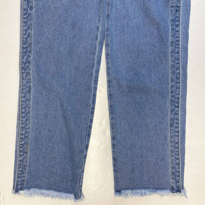 Litz by Uniq Wide Relaxed Jeans Med (28"Waist) Crossover Button Fly Open Sides