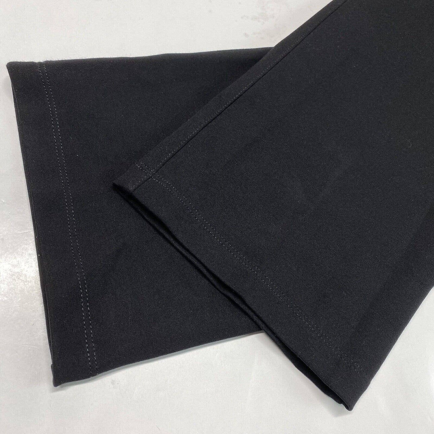 Betabrand Dress Pant Yoga Pants Sz Medium Black Pull On Stretch Straight Leg EUC