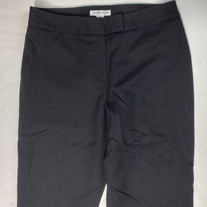 Pendleton 100% Wool Wide Straight Leg Dress Pants Sz 8 Womens Career Lined *Spot