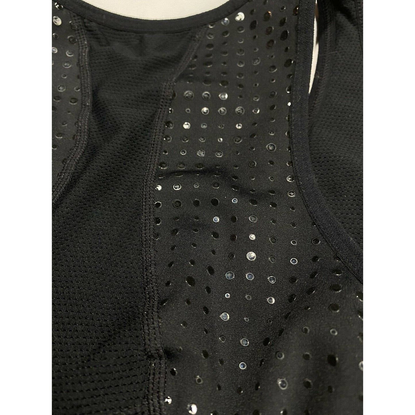 Athleta Tank Top Sz XXS Womens Athletic Black Open Side Built In Bra Stretch EUC