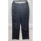St. John Sport Straight Leg Jeans Sz 8 Womens High Rise Dark Gray Stretch Short