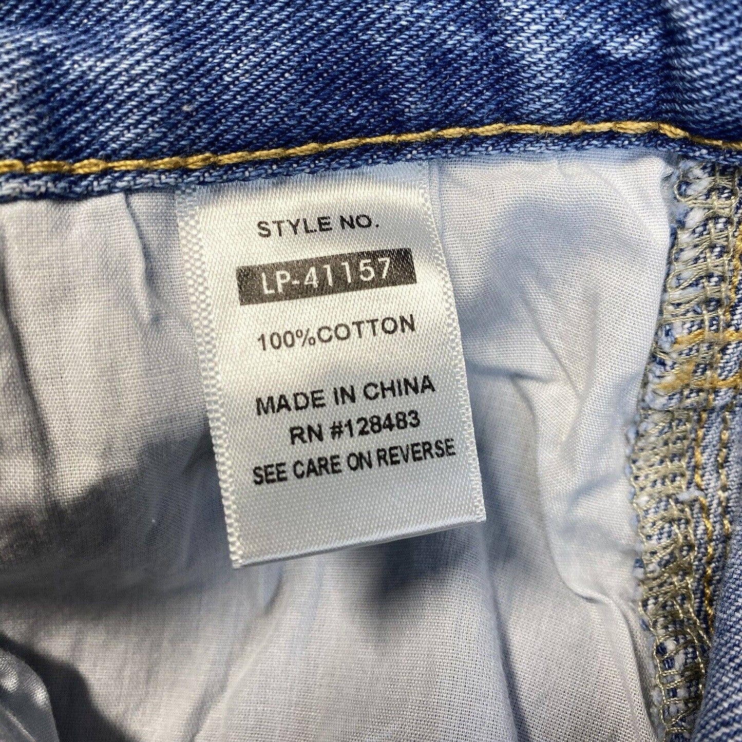 Litz by Uniq Wide Relaxed Jeans Med (28"Waist) Crossover Button Fly Open Sides