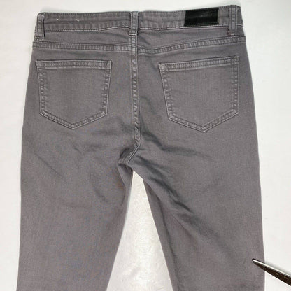 Kate Spade Saturday Skinny Jeans Sz 27 Womens Gray Stretch Denim Jeans *Flaw