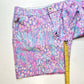 Lilly Pulitzer Jayne Knit Shorts Womens 8 Pink Sorbet Pattern Golf Barbie EUC