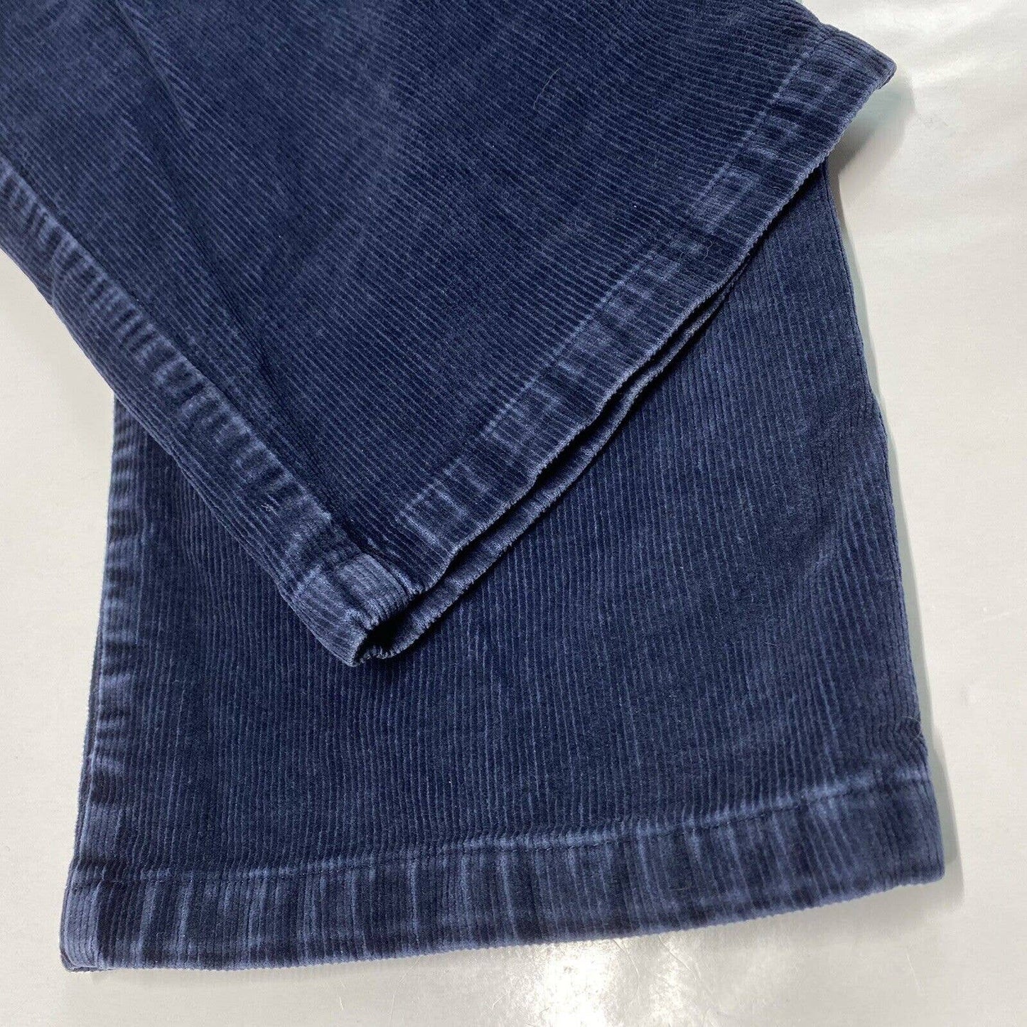 Bill Blass Tapered Corduroy Jeans Sz 12 Womens High Rise Navy Blue Casual Pants
