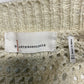 Anthropologie Open Knit Cardigan One Size Beige Open Front Short Sleeve Sweater