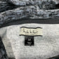Nicole Miller Drawstring Cowl Neck Sweater Sz 3X Women Dark Gray Marled Soft EUC