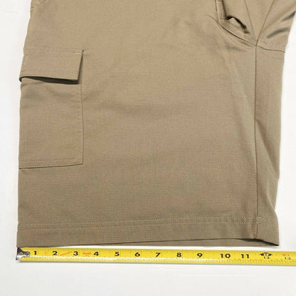 Columbia Cargo Shorts Sz 40W Mens Regular Fit Brown Casual Hiking 22" Long EUC