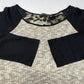 Poeme By Citron Layered Tunic Top Sz Medium Animal Print Split Back Tiered Long