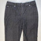 St. John Sport Straight Leg Jeans Sz 8 Womens High Rise Dark Gray Stretch Short
