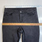 J. Jill 5 Pocket Leggings Sz 12 Womens Faded Black Stretch Denim Casual Jeans