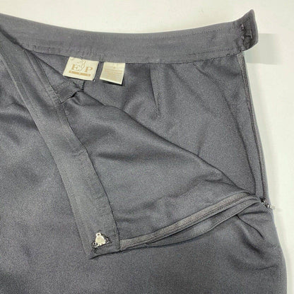 EP Pro Golf Skort Sz 4 Women Black Activewear Tennis Skirt w/Shorts Side Zip EUC