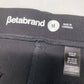 Betabrand Dress Pant Yoga Pants Sz Medium Black Pull On Stretch Straight Leg EUC