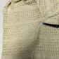Anthropologie Open Knit Cardigan One Size Beige Open Front Short Sleeve Sweater