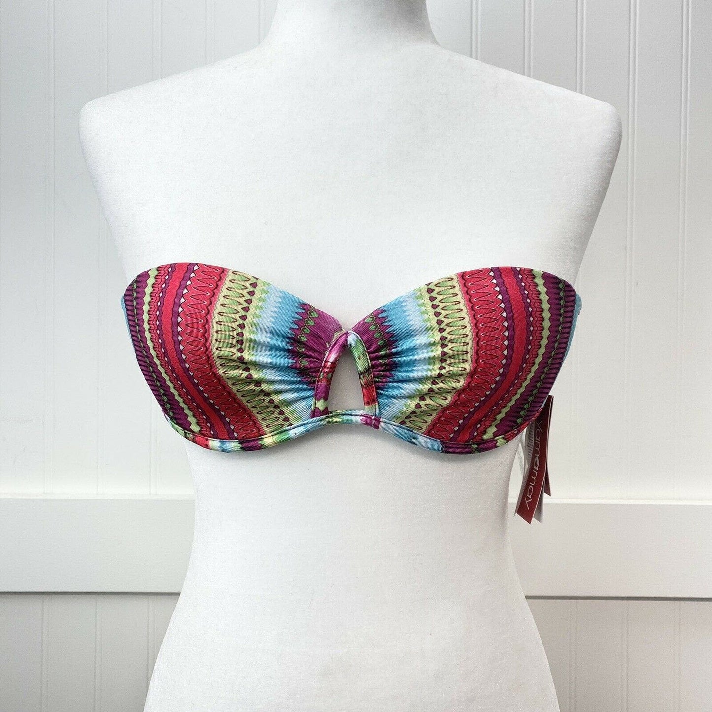 Yamamay Bikini 2 Piece Set Womens 30B/Small Swimsuit Colorful Pattern NEW