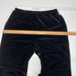 Vintage Cachet Velvet Wide Leg Pants Sz 16 Black Pull On Casual Made In USA