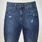 Silver Avery Skinny Jeans Sz 29 Curvy High Rise Stretch Denim Blue Distressed
