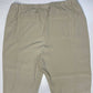 Chicos Ankle Cinch Pull On Pants Sz 2.5 (US 14) Beige Elastic Waist Casual EUC