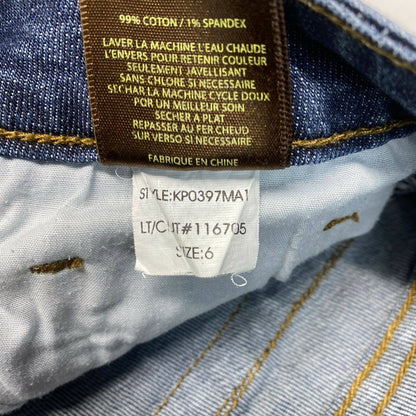 Kut From The Kloth Skinny Sz 6 Womens Midrise Denim Blue Jeans Medium Wash
