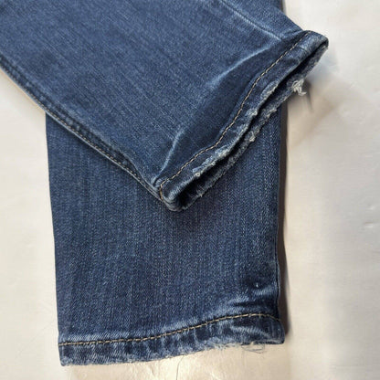 Silver Avery Skinny Jeans Sz 29 Curvy High Rise Stretch Denim Blue Distressed