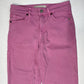 CJ Cookie Johnson Mercy Crop Sz 25 Pink Midrise Stretch Denim Jean Capri USA