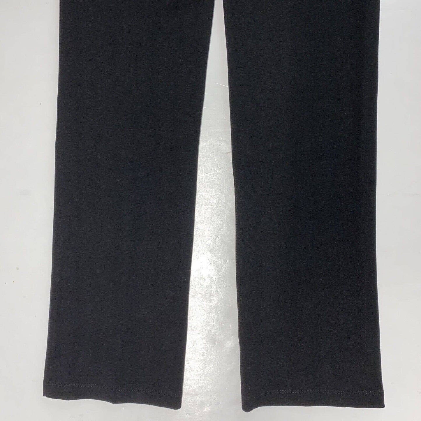 Betabrand Dress Pant Yoga Pants Sz Medium Black Pull On Stretch Straight Leg EUC