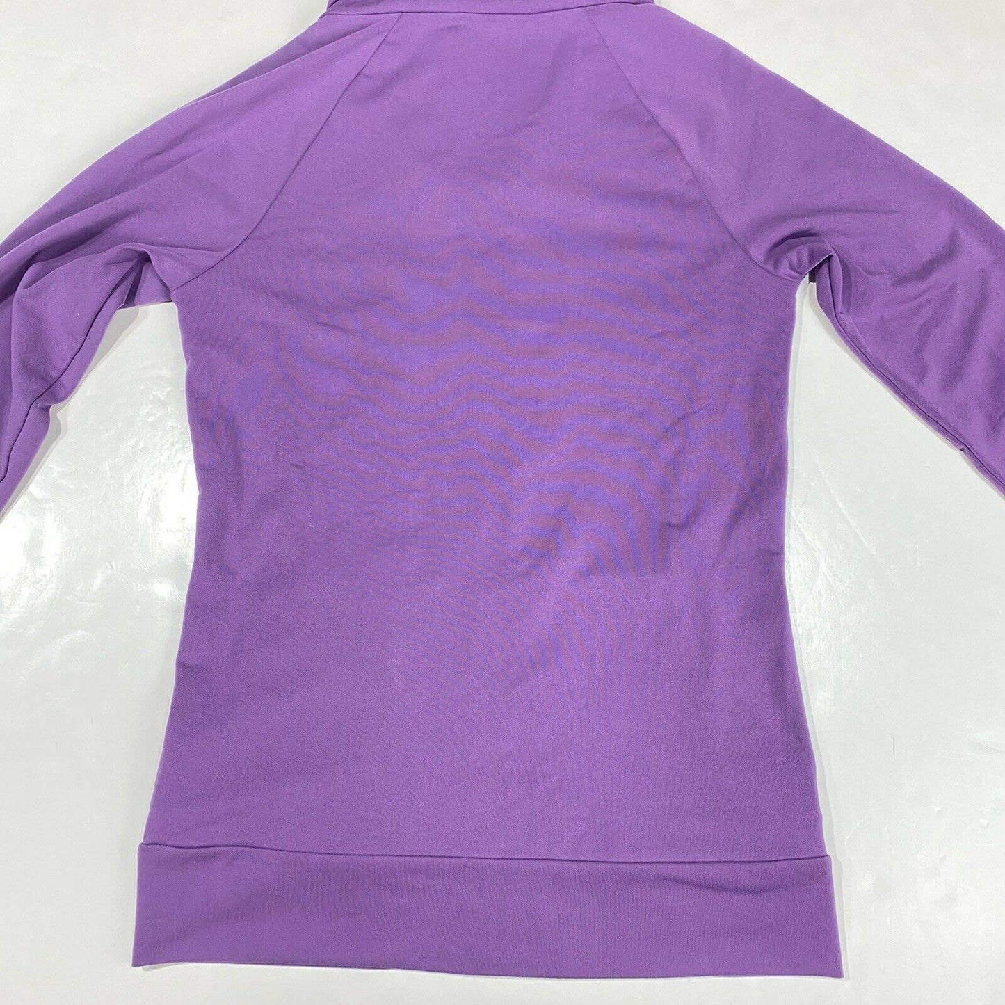 Adidas Climalite Jacket Womens Small Purple Full Zip Long Sleeve Sweatshirt EUC