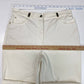 St John Sport Off White Straight Leg Pants Sz 10 High Rise Stretch USA *Flaw