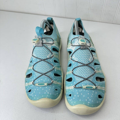 Keen EvoFit Sport Sandals Women's Size 10 Blue 1018907 Made In America Quick Dry