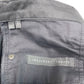 Theyskens Theory Coated Skinny Jeans Sz 27 Womens Lowrise Black Moto EUC