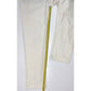 St John Sport Off White Straight Leg Pants Sz 10 High Rise Stretch USA *Flaw