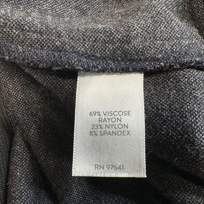 J.Jill Ponte Knit Leggings Sz Medium Gray Houndstooth Pull On Stretch Pants