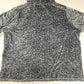 Nicole Miller Drawstring Cowl Neck Sweater Sz 3X Women Dark Gray Marled Soft EUC