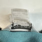 Exclusively Misook Tunic Tank Top Sz Medium Blue Aqua Stripes Sleeveless *Mark