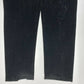Chicos Travelers Slinky Knit Straight Leg Pants Sz 1 (US 8) Black Stretch Acetate *Flaw
