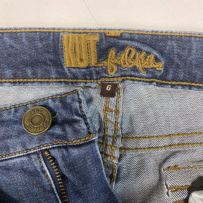 Kut From The Kloth Skinny Sz 6 Womens Midrise Denim Blue Jeans Medium Wash