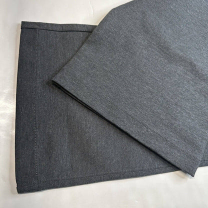 Eddie Bauer Wide Leg Pants Womens 14 Gray Cotton/Modal Blend Front Zipper NEW