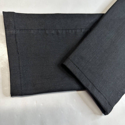 Eileen Fisher Black Coated Stretch Denim Skinny Pants Womens XS Pull On Legging