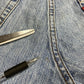 Levis 550 Cut Off Mom Shorts Sz 32 (30"Waist) Hi-Rise Denim Jean Distress Holes