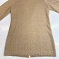 Soft Surroundings Cardigan Large Neutral Brown Long Sweater Wool Blend w/Clasp