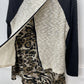Poeme By Citron Layered Tunic Top Sz Medium Animal Print Split Back Tiered Long
