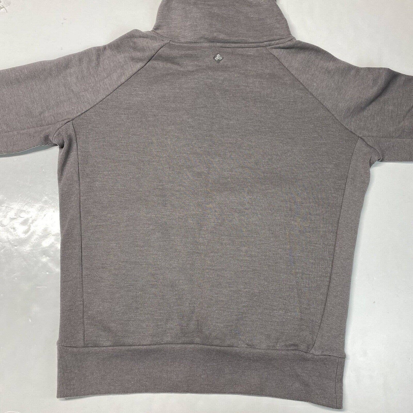 Prana Gotu Pullover Sweatshirt Sz Small Gray Moonrock Athleisure Relaxed Fit