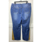 Midnight Velvet Bootcut Flare 22W Hi-Rise Denim Jeans Gold Sequins Plus Size NWT