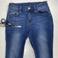 Kancan Skinny Sz 7/27 Womens Midrise Stretch Denim Jeans Dark Wash