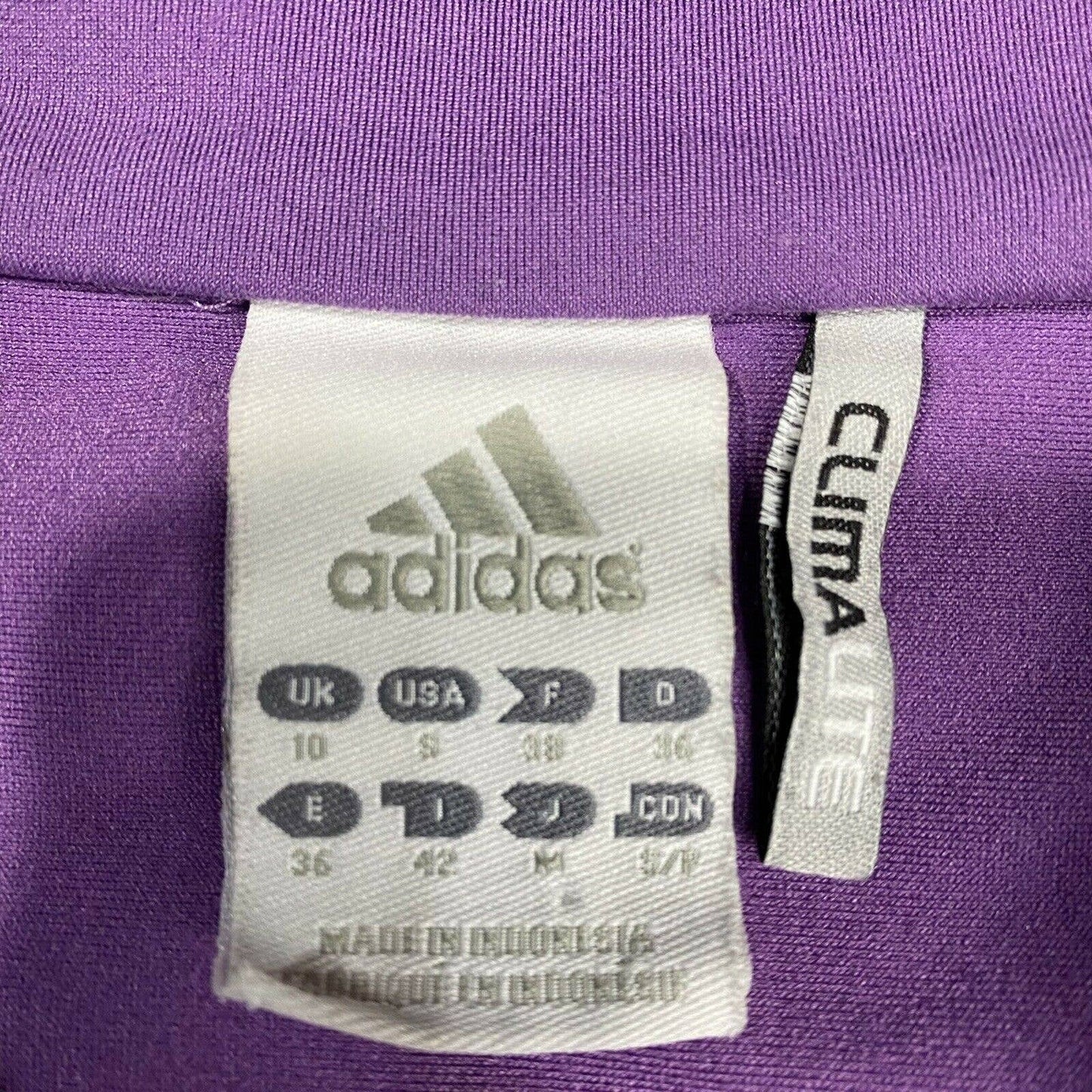 Adidas Climalite Jacket Womens Small Purple Full Zip Long Sleeve Sweatshirt EUC