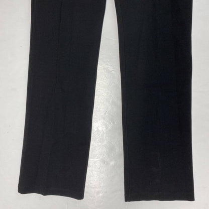 Betabrand Dress Pant Yoga Pants Sz Medium Black Pull On Stretch Straight Leg EUC