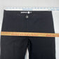Betabrand Dress Pant Yoga Pants Sz Medium Black Pull On Stretch Straight Leg EUC