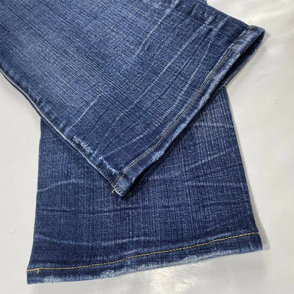 American Eagle Slim Straight Sz 29 Mens Extreme Flex 4 Denim Jeans Holes EUC