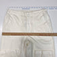 J Crew Seaside Crop Pants Sz 12 Hi-Rise Lyocell Off White Casual Ankle Crop NWT